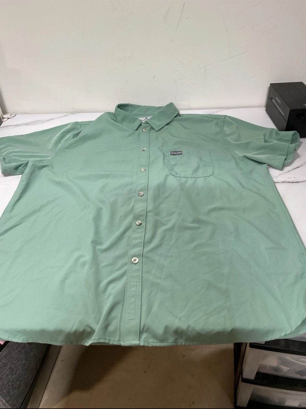 Burlebo  Shirt Mens SIZE XL  Green